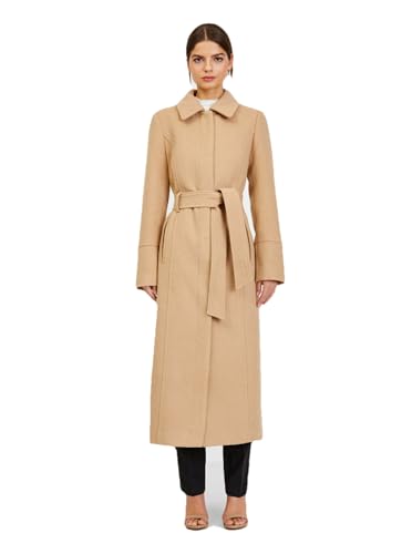 ORSAY Beigefarbener Damen-Wintermantel mit Wolle Trendige Damenmäntel | Stilvolle Begleiter | Warme Wintermode | Modische Mäntel | Elegante Outerwear | Winterjacken | Klassische Mäntel S von ORSAY