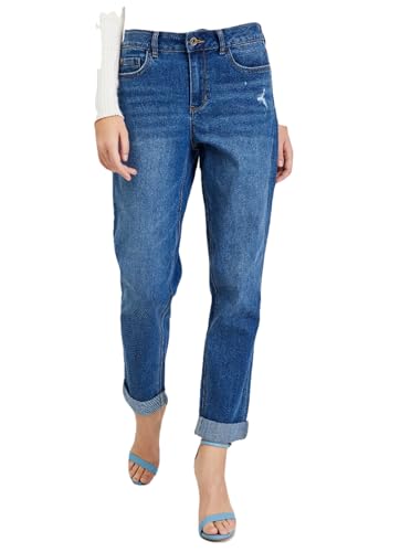 ORSAY Blaue Damen-Boyfriend-Jeans Skinny Fit Damenjeans | Zeitlose Eleganz | Bequeme Passform | Stylische Jeans | Klassische Denim-Mode | Must-Have in jeder Garderobe | Vielseitige Jeans 38 von ORSAY