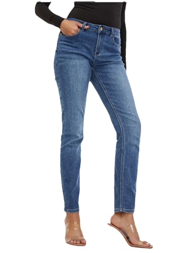 ORSAY Blaue Damen-Slim-Fit-Jeans Skinny Fit Damenjeans | Zeitlose Eleganz | Bequeme Passform | Stylische Jeans | Klassische Denim-Mode | Must-Have in jeder Garderobe | Vielseitige Jeans 34 von ORSAY