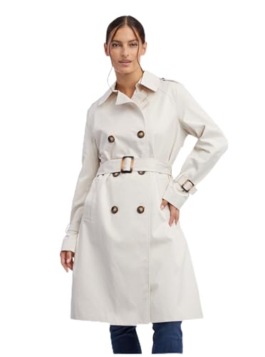ORSAY Cremefarbener Damen-Trenchcoat Trendige Damenmäntel | Stilvolle Begleiter | Warme Wintermode | Modische Mäntel | Elegante Outerwear | Winterjacken | Klassische Mäntel 42 von ORSAY