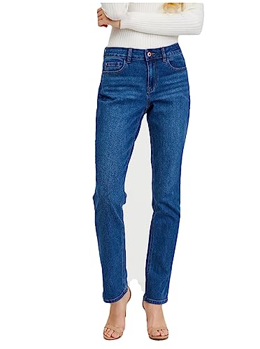 ORSAY Dunkelblaue Damen-Boyfriend-Jeans Skinny Fit Damenjeans | Zeitlose Eleganz | Bequeme Passform | Stylische Jeans | Klassische Denim-Mode | Must-Have in jeder Garderobe | Vielseitige Jeans 34 von ORSAY