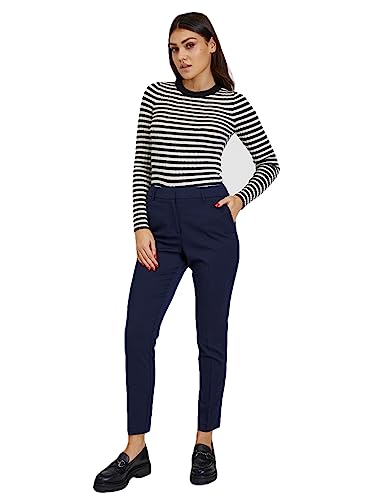 ORSAY Dunkelblaue Damenhose Slim Fit Hosen für Damen | Stilvolle Damenhosen | Bequemer Modetrends | Vielseitige Kollektion | Business Casual | Moderne Schnitte 38 von ORSAY