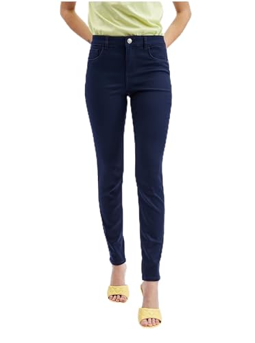 ORSAY Dunkelblaue Röhrenjeans für Damen Skinny Fit Damenjeans | Zeitlose Eleganz | Bequeme Passform | Stylische Jeans | Klassische Denim-Mode | Must-Have in jeder Garderobe | Vielseitige Jeans 38 von ORSAY