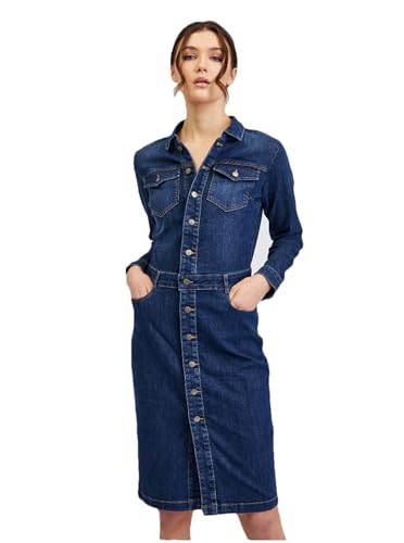 ORSAY Dunkelblaues Damen-Denim-Kleid Sommerkleider | Leichte und luftige Looks | Trendige Sommermode | Stylische Damenkleidung | Moderne Kleider | Sommer-Trends | Vielseitige Kleiderkollektion 38 von ORSAY