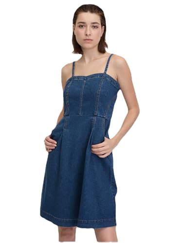 ORSAY Dunkelblaues Damen-Denim-Kleid Sommerkleider | Leichte und luftige Looks | Trendige Sommermode | Stylische Damenkleidung | Moderne Kleider | Sommer-Trends | Vielseitige Kleiderkollektion 40 von ORSAY