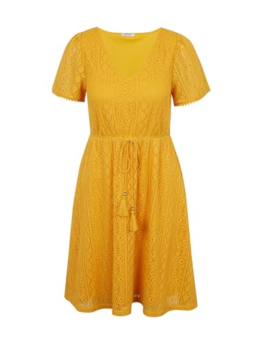 ORSAY Gelbes gemustertes Damenkleid Sommerkleider | Leichte und luftige Looks | Trendige Sommermode | Stylische Damenkleidung | Moderne Kleider | Sommer-Trends | Vielseitige Kleiderkollektion 38 von ORSAY