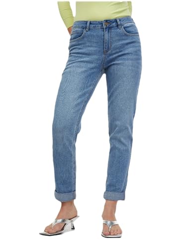 ORSAY Hellblaue Damen Boyfriend Jeans Skinny Fit Damenjeans | Zeitlose Eleganz | Bequeme Passform | Stylische Jeans | Klassische Denim-Mode | Must-Have in jeder Garderobe | Vielseitige Jeans 42 von ORSAY