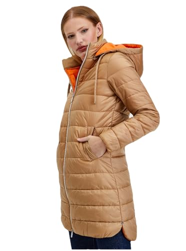 ORSAY Hellbrauner Damen-Winter-Steppmantel Trendige Damenmäntel | Stilvolle Begleiter | Warme Wintermode | Modische Mäntel | Elegante Outerwear | Winterjacken | Klassische Mäntel 40 von ORSAY