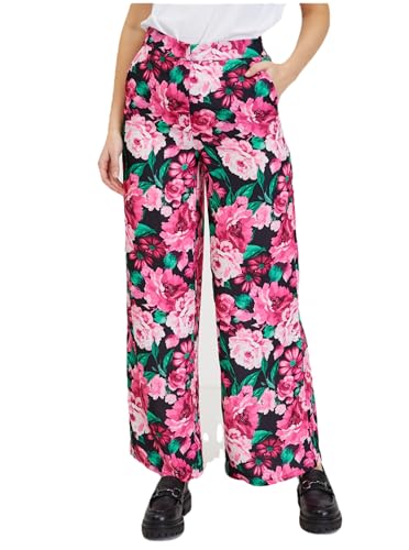 ORSAY Rosafarbene Damen Blumenhose Slim Fit Hosen für Damen | Stilvolle Damenhosen | Bequemer Modetrends | Vielseitige Kollektion | Business Casual | Moderne Schnitte 42 von ORSAY