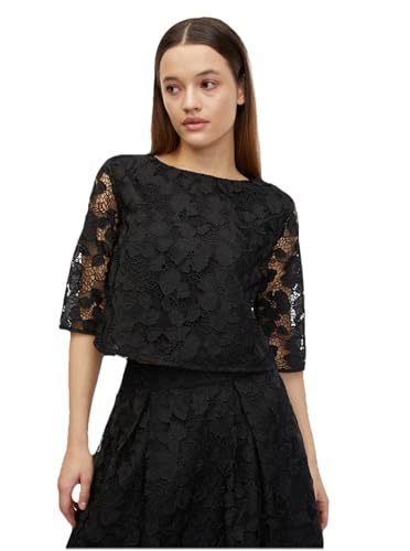 ORSAY Schwarze Damen-Spitzenbluse Damen-Oberteile | Tops, T-Shirts und Blusen | Modische Oberbekleidung | Vielfältige Styles | Trendige Damenmode | Casual Outfits | Elegante Tops 38 von ORSAY