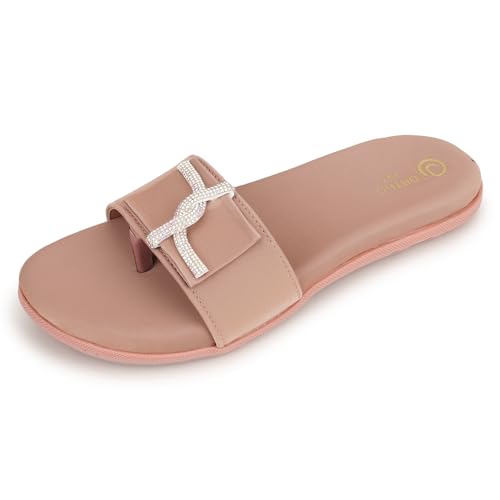 ORTHO JOY Arztschuhe für Damen, ausgefallene Hausschuhe für Damen, orthopädische Damenpantoffeln, ausgefallene Sandalen für Damen, Pfirsich, 7 UK ORTHO JOY Arztschuhe für Damen, ausgefallene Hausschuhe für Damen, orthopädische Damenpantoffeln, ausgefallene Sandalen für Damen, Pfirsich, 7 UK von ORTHO JOY