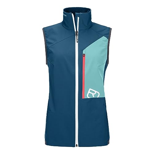 ORTOVOX Damen Berrino Vest Weste, Petrolblau, M von ORTOVOX