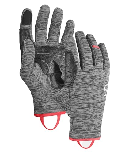 ORTOVOX Damen Fleece Light W Gloves, Schwarze Stahlmischung, M von ORTOVOX