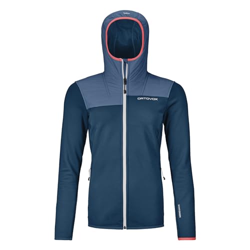 ORTOVOX Fleece Plus Hoody, Fleecejacke mit Kapuze, Damen von ORTOVOX