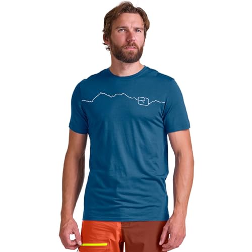 ORTOVOX Herren 150 Coolountain Ts T-Shirt, Bergblau, XXL von ORTOVOX