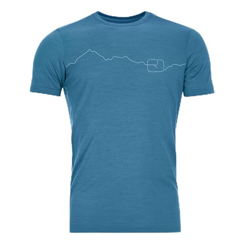 ORTOVOX Herren 150 Coolountain Ts T-Shirt, Bergblau, XXL von ORTOVOX