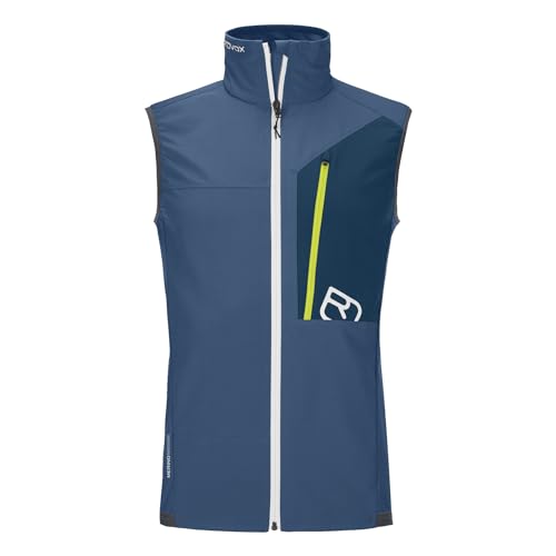 ORTOVOX Herren Berrino Vest Weste, Bergblau, XL von ORTOVOX