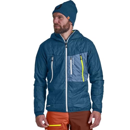 ORTOVOX Herren Swisswool Piz Boè Jacket Jacke, Petrolblau, M von ORTOVOX