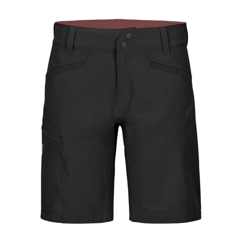 ORTOVOX PELMO Shorts W - Leichte, strapazierfähige Bergshorts mit schmaler Passform für leichte Alpintouren - SCHWARZ - Damen - M von ORTOVOX