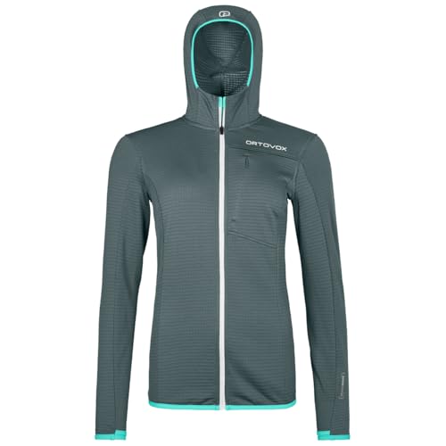 ORTOVOX FLEECE LIGHT GRID HOODED JKT W von ORTOVOX