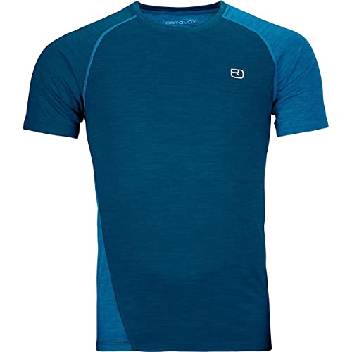 Ortovox Herren 120 Cool Tec Fast Upward TS M T-Shirt, Blau (Petrol Blue Blend), M von ORTOVOX