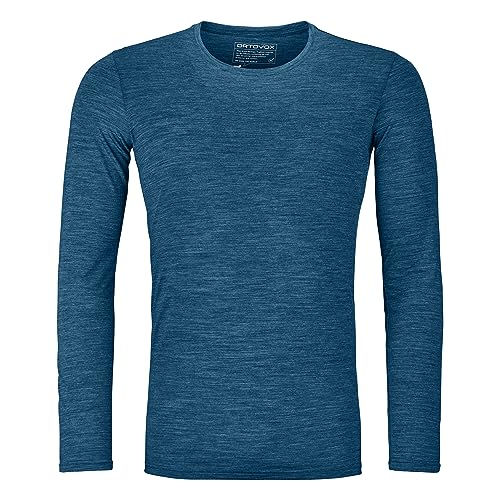 Ortovox Herren 150 Cool Clean Ls Tshirt, Petrol Blue Blend, XL von ORTOVOX