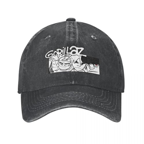 Hüte sind warm und stilvoll Punk Rock Baseballmützen Unisex-Stil Distressed Denim Washed Snapback Hut Outdoor-Aktivitäten Unstrukturiert Soft Caps Hut von ORURYRTW