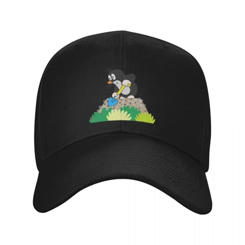 Hut Unisex Mode Der kleine Maulwurf Caps Unisex Mode Cartoon Freunde zusammen Papa Hut Sonne Kappen Sport Kappe Verstellbare Snapback Caps Baseball Cap Freundschaft Geschenk von ORURYRTW