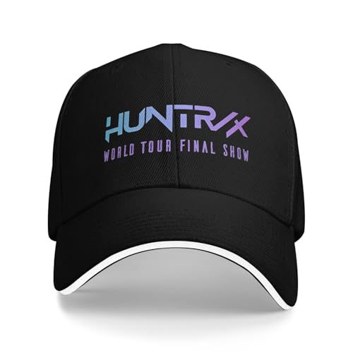 Huntrix World Tour Caps für Unisex stilvolle Baseball Cap Trucker Hat Casual Headwear verstellbare Passform von ORURYRTW