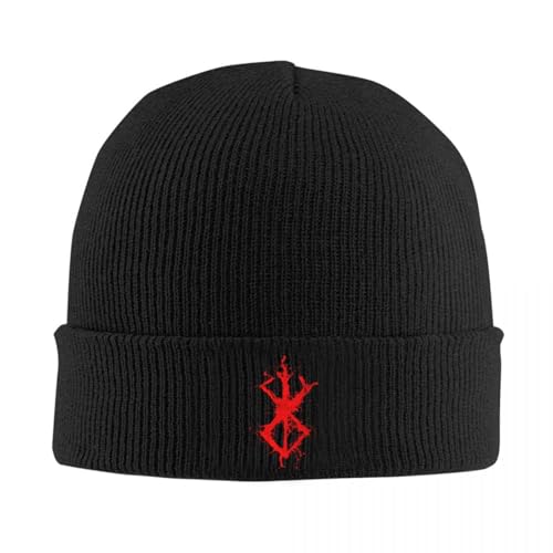 ORURYRTW Hut Warm Unisex Berserks Sacrifice Version Anime Hut Herbst Winter Mützen Warme Mütze Unisex Strickhut von ORURYRTW