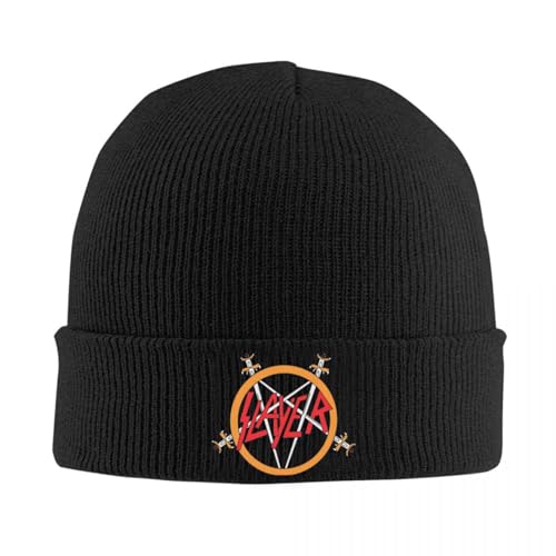 ORURYRTW Hut Warm Unisex Heavy Slayer Band Strickmütze für Männer und Frauen modische warme Metallmütze Herbst und Winter ORURYRTW Hut Warm Unisex Heavy Slayer Band Strickmütze für Männer und Frauen modische warme Metallmütze Herbst und Winter von ORURYRTW
