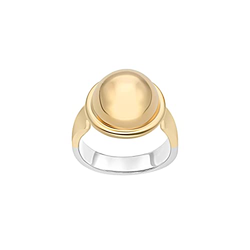 ORUS BIJOUX Ring aus vergoldetem Silber, Kugel, Silber von ORUS BIJOUX