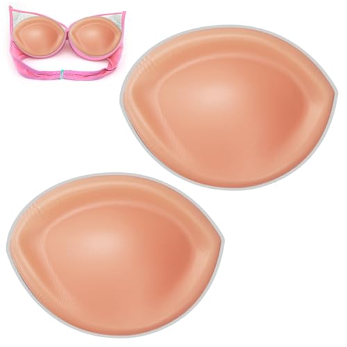 ORUZA Silikon-BH-Einlagen, Rutschfeste Push-Up-BH-Pads, Wiederverwendbare BH Polster Einlagen aus Silikon für BHs, Bikini, Badeanzüge, Strumpfhalter, Kleider, Hautfarbe ORUZA Silikon-BH-Einlagen, Rutschfeste Push-Up-BH-Pads, Wiederverwendbare BH Polster Einlagen aus Silikon für BHs, Bikini, Badeanzüge, Strumpfhalter, Kleider, Hautfarbe von ORUZA