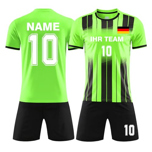 ORYG Personalisierte Fußballtrikots Männer Kinder Mit Namen Nummer Team Shorts Fussball Trikot Erwachsene Set von ORYG