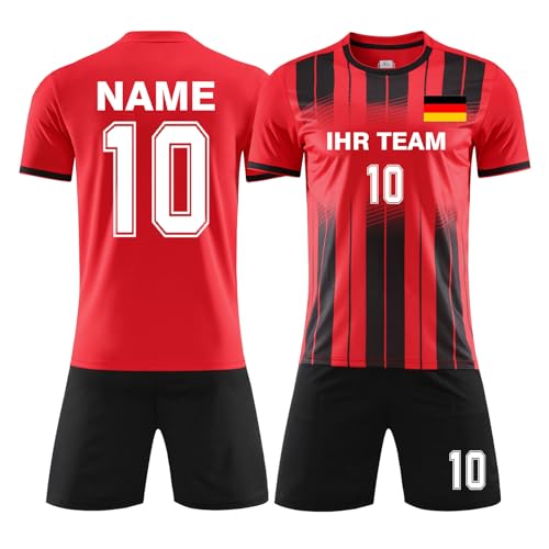 ORYG Personalisierte Fußballtrikots Männer Kinder Mit Namen Nummer Team Shorts Fussball Trikot Erwachsene Set von ORYG