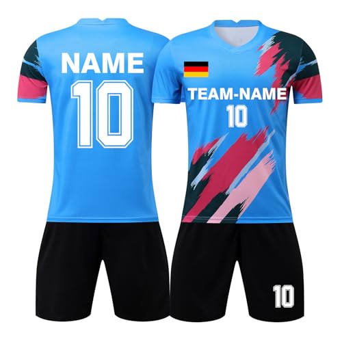ORYG Personalisierte Fußballtrikots Männer Kinder Sport Fußball Shorts Anzug Erwachsene Team Training Fußball Uniform von ORYG