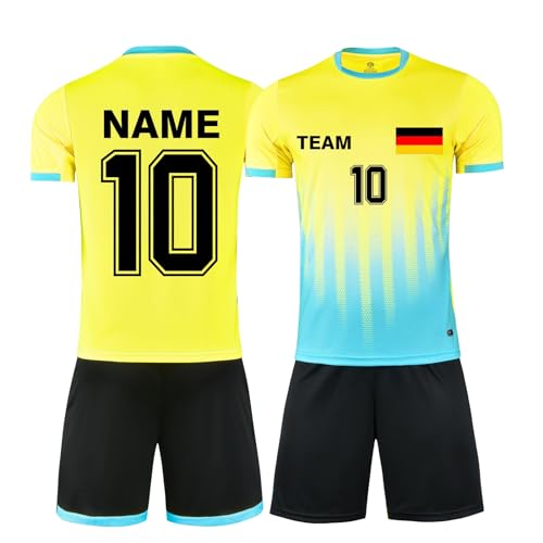 ORYG benutzerdefinierte Fußball-Trikots für Erwachsene Kinder personalisiert Ihr Fußball-Shirt mit Namen Team Name Nummer Logo gedruckt von ORYG