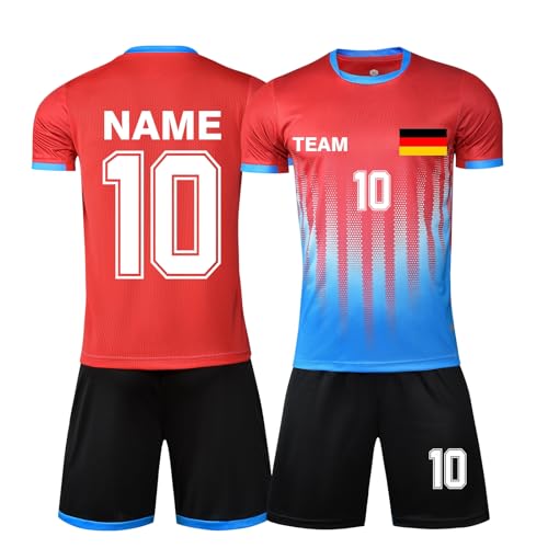 ORYG benutzerdefinierte Fußball-Trikots für Erwachsene Kinder personalisiert Ihr Fußball-Shirt mit Namen Team Name Nummer Logo gedruckt von ORYG