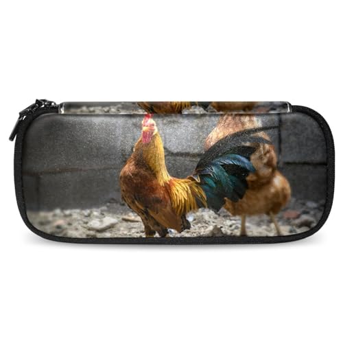 ORYUEKAN Ästhetisches Federmäppchen,Federmäppchen,Stiftetui,1 Pcs,Nutztiergeflügel Huhn von ORYUEKAN