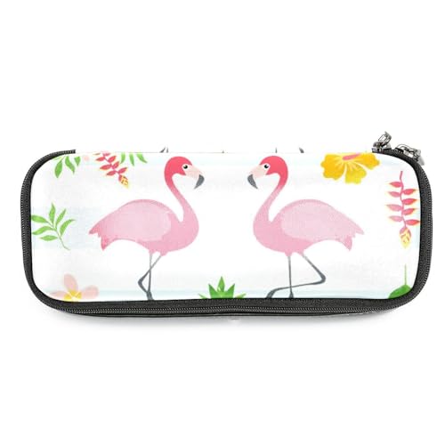 ORYUEKAN Ästhetisches Federmäppchen,Federmäppchen,Stiftetui,1 Pcs,Sommerlicher tropischer Flamingo von ORYUEKAN
