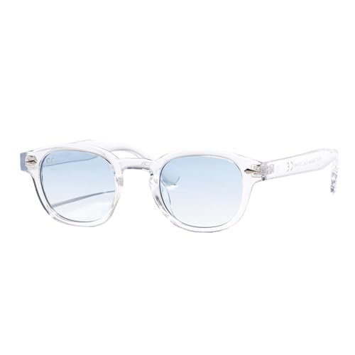 OS SUNGLASSES Vintage Sonnenbrille mit runden Gläsern - Robert Downey Jr. / Johnny Depp Eyewear - Bunte polarisierte Linse + TR90 Rahmen - Unisex von OS SUNGLASSES