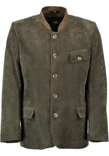 OS Trachten Herren Trachtensakko Janker Trachtenjacke mit Stehkragen Qveyar, Größe:48, Farbe:dunkelgrün OS Trachten Herren Trachtensakko Janker Trachtenjacke mit Stehkragen Qveyar, Größe:48, Farbe:dunkelgrün von OS Trachten