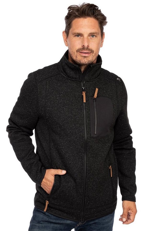 OS-Trachten Outdoorjacke Freizeitjacke WALDBERG anthrazit von OS-Trachten