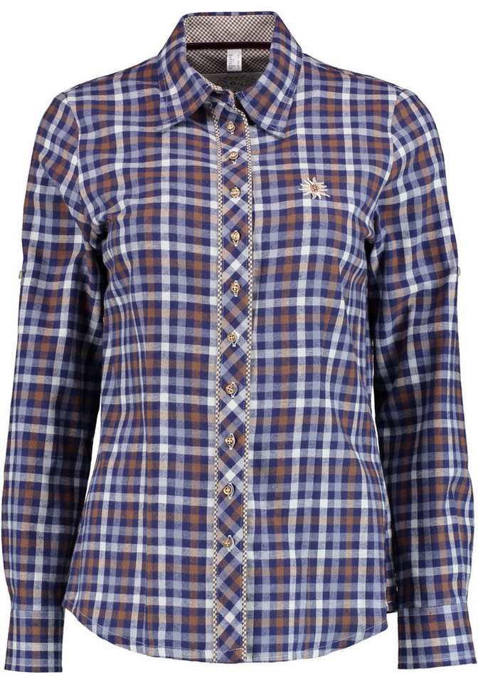 OS Trachten Trachtenbluse Pivori Tailliert von OS Trachten