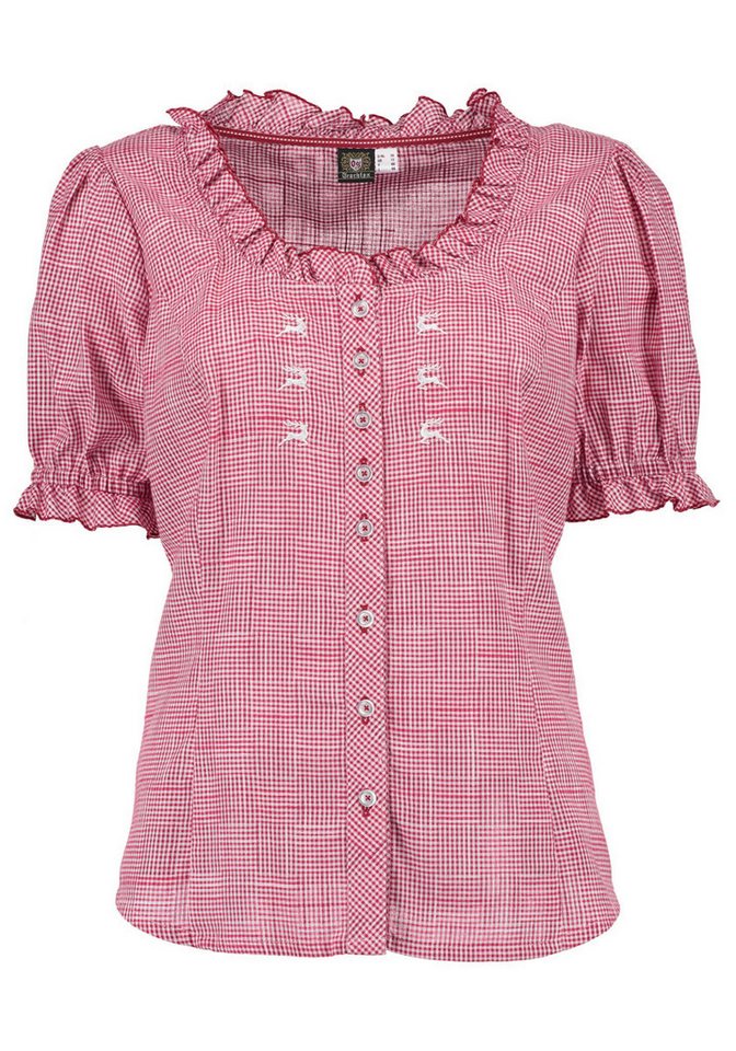 OS Trachten Trachtenbluse Zerado Tailliert von OS Trachten