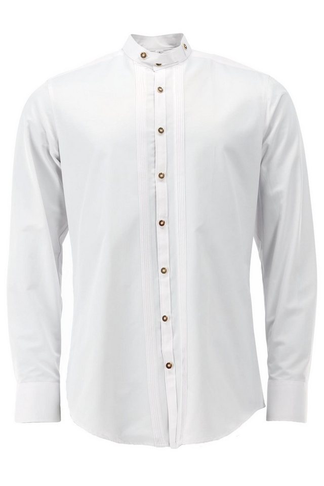 OS Trachten Trachtenhemd Elaqom mit Stehkragen, extra lang in Ärmeln und Rumpf von OS Trachten