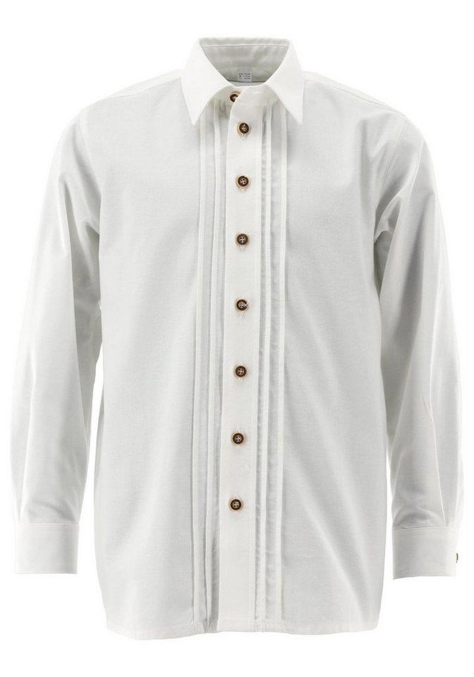 OS Trachten Trachtenhemd Jojid Jungen Langarmhemd mit 2x2 Biesen von OS Trachten