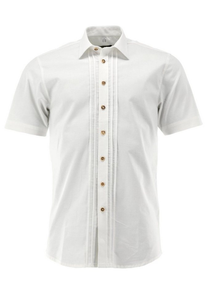 OS Trachten Trachtenhemd Maimar Herren Kurzarmhemd mit 2x2 Biesen von OS Trachten