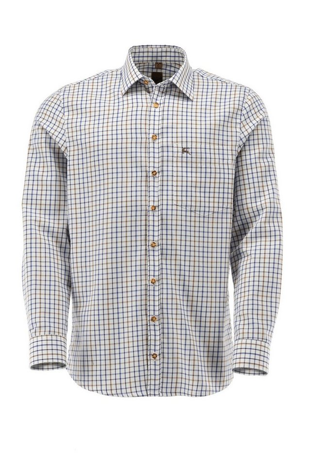 OS Trachten Trachtenhemd Smavel Langarmhemd mit Hirsch-Stickerei auf der Brusttasche von OS Trachten