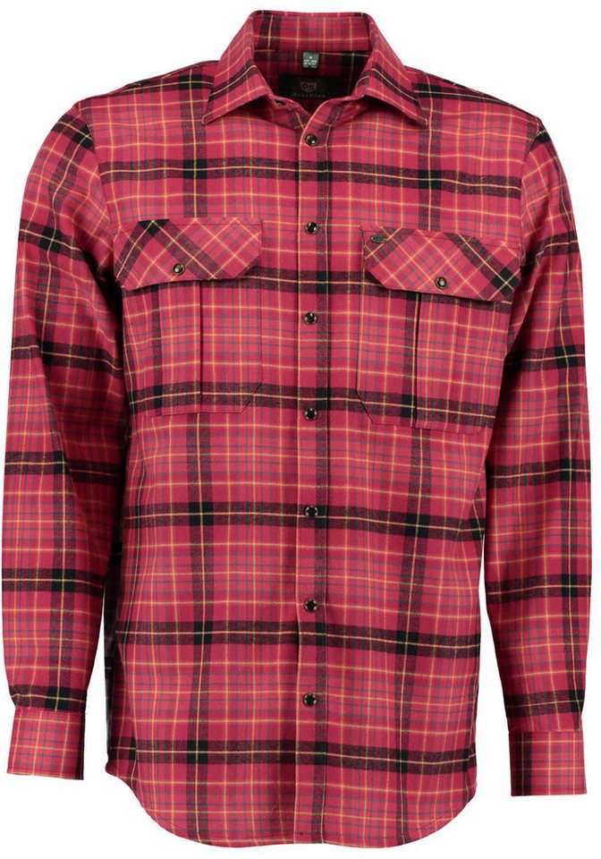 OS Trachten Trachtenhemd Trizu Herren Langarmhemd mit 2 Pattentaschen von OS Trachten